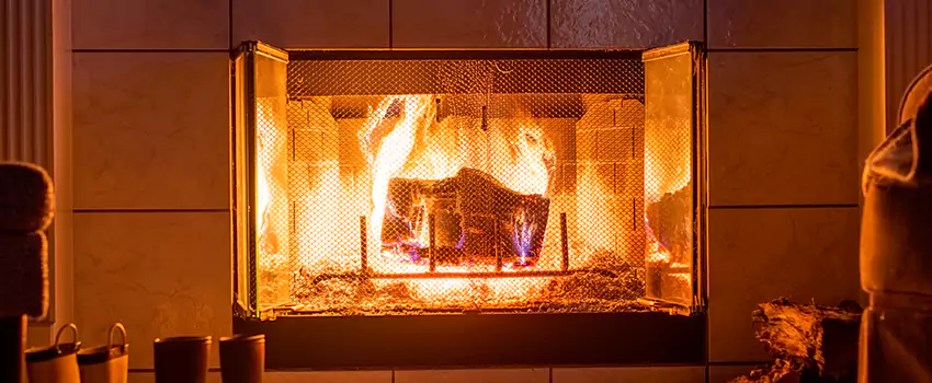 Mendota Hearth Landscape Fireplace Installation in Jeffersonville, Indiana