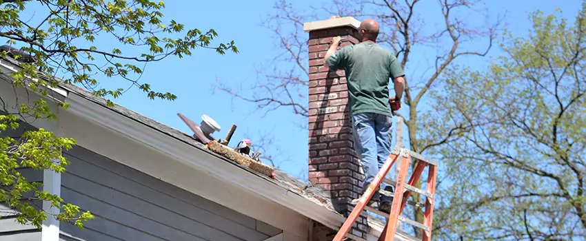 Vinyl and PVC Chimney Flashing Installation in Jeffersonville, IN