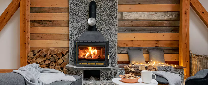 Thelin Hearth Products Direct Vent Gas Stove Fireplace Inspection in Jeffersonville, Indiana